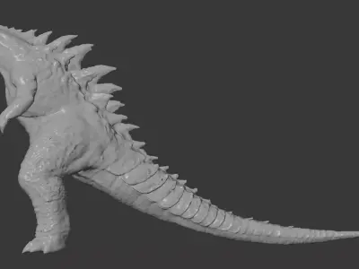 GODZILLA Low-poly 3D model