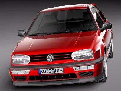 Volkswagen Golf Mk3 GTi -1991-1997 3D model