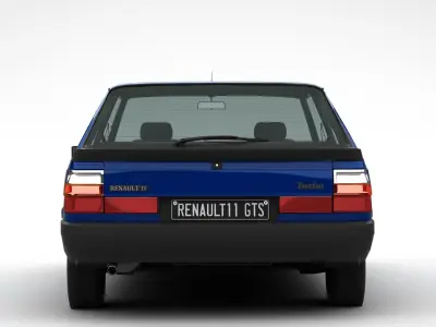Renault 11 Turbo Coupe 1985 3D model