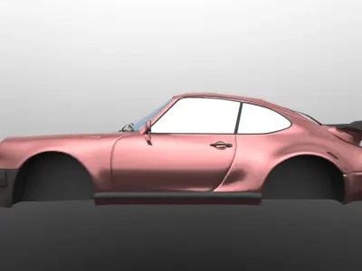 Porsche 911 Turbo 930 3D model