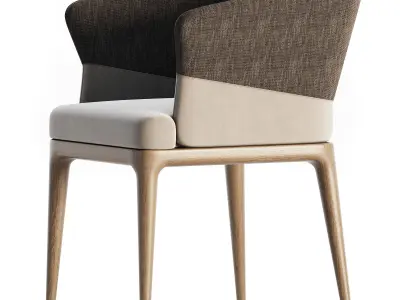 Quad Chair Dinning 3D model