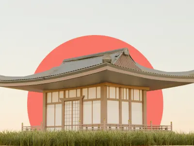 Japanese house Free 3D model