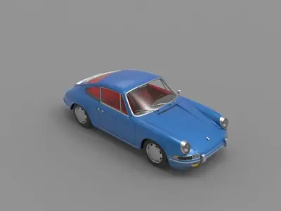 1964 Porsche 911 3D model