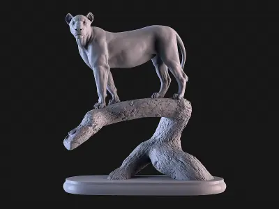 Lioness 3D print model