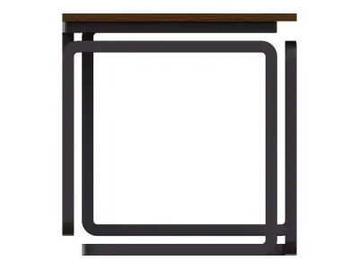 Infinity Cube Wood Table 3D model