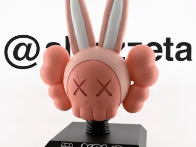 Kaws Bust Accomplice Rabbit Bunny for Print 3D print model