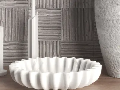 Decoration Set - Livingroom 07 3D model