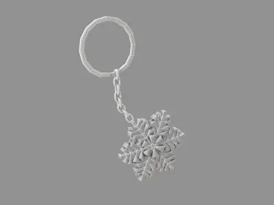 ice-star keychain collection 3D model