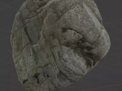 Weathered Sandstone - 8K Textures - 7 Mesh Resolutions Low-poly 3D model