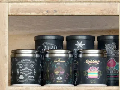 Set-168 wooden cabinet with dishes 3D model