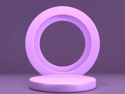 Display Podium Grape 3D model