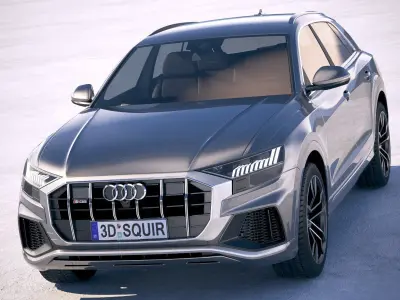 Audi SQ8 2019 3D model