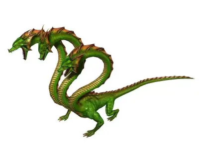 3Dfoin - Hydra Low-poly 3D model