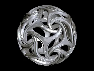 spheregap abstract ring 3D print model