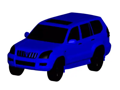 Toyota Land Cruiser Prado 5door  3D model