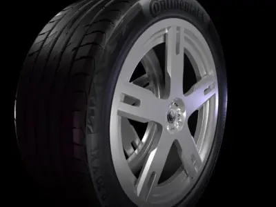 wheel tire 3D model shop