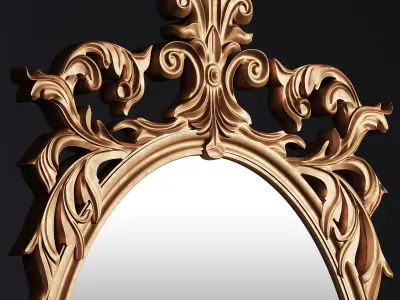 Classic Mirror 3D model