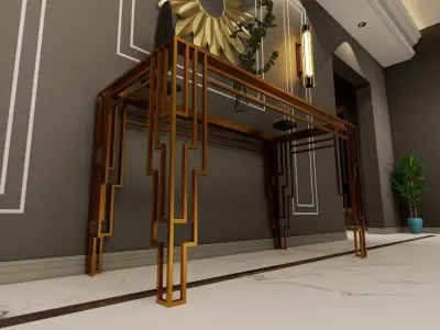 Console table -Revit 2020- Free 3D model