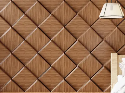 Wall wood V16 for your interior wall wood  3D model