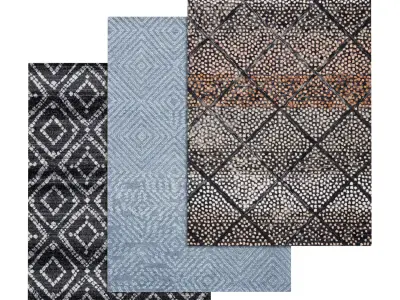 Rug Set 2215 3D model