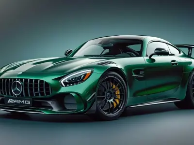 Mercedes AMG GT R 2017 3d Model Low-poly 3D model