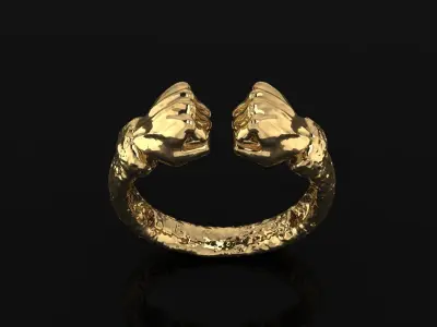 NEO UNISEX RING SPECIAL SERIES14 FIST 3D print model