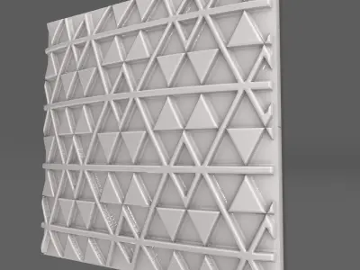 5 WALL PANELS 3DWPRAJCOL1  3D Model Collection