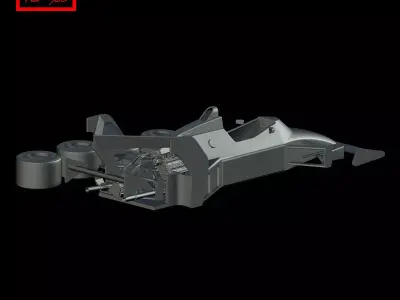 Tyrrell 012 Boomerang F1 1985 3D print model