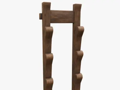 Arrow Holder  Low-poly 3D model