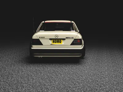 mercedes w124 3D model