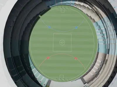  Stadium Low-poly 3D model