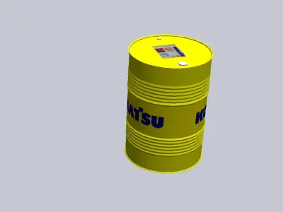 Oil Barrel Free 3D model