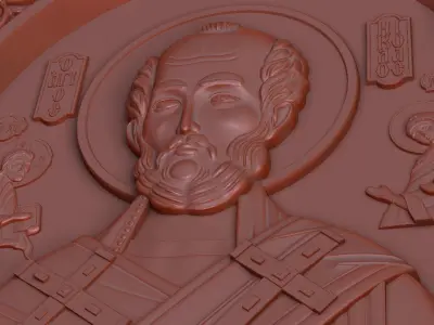 Saint Nicholas 3D model