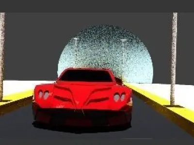 Car Animation  Low-poly 3D model