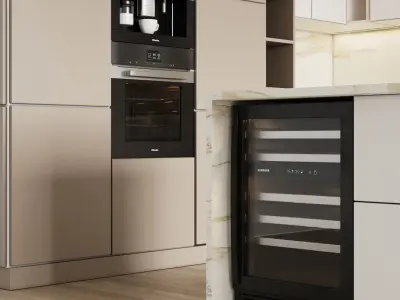 Kitchen 033 Low-poly 3D model