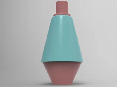 Lopy Vase Low-poly 3D model