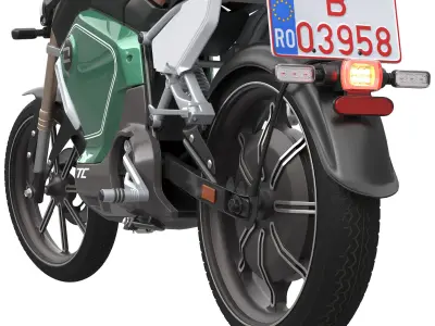 Super Soco TC Cafe electric motorcycle 3D model