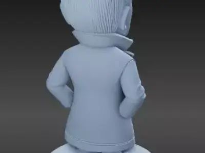 Chibi Space CEO Rocket and Electric Car Innovator 3D print model