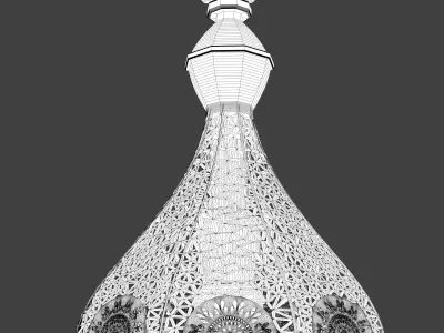 TAJ moroccan lamp Low-poly 3D model