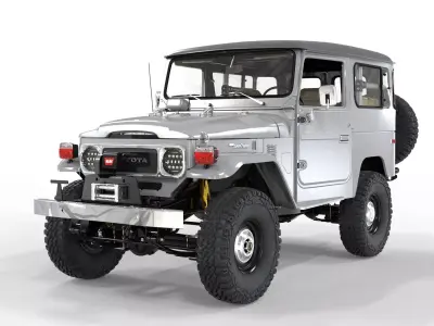 Toyota Fj40 1980 Custom Desing OBJ 3D model