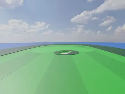 Golf Hole 3D model