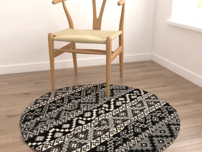 Rugs No 36 Low-poly 3D model