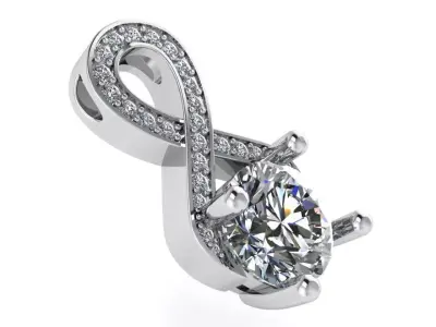 Forever Pendant 2698 3D print model