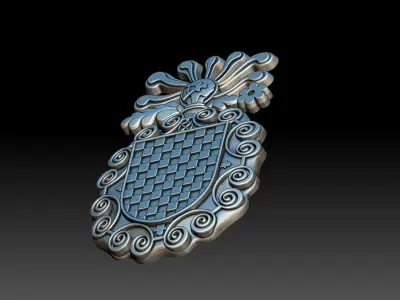 Coat of Arms 3D print model