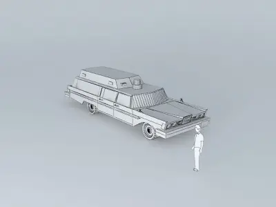 70s car 2 Free 3D model