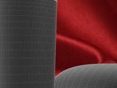 MAC Lipstick High-Poly and Unwrapped 3D model