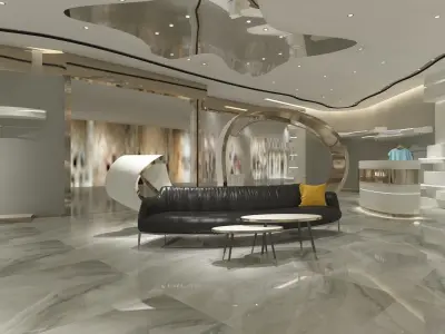 Clothing Shop 5 3D model