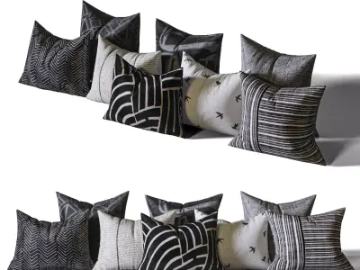 Pillow Set 03 3D model