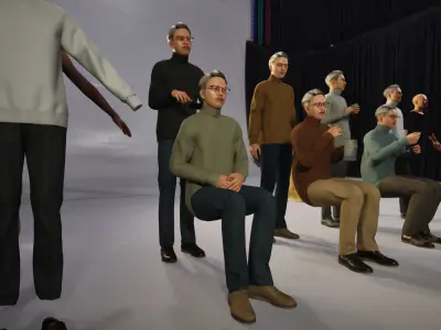 Modular Character - Asian Casual Man - MG2 Low-poly 3D model