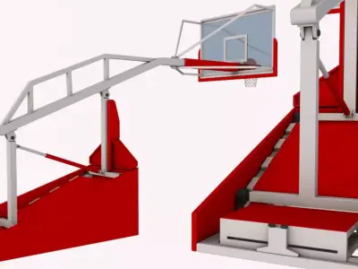 Basketball Hoop 3D model shop